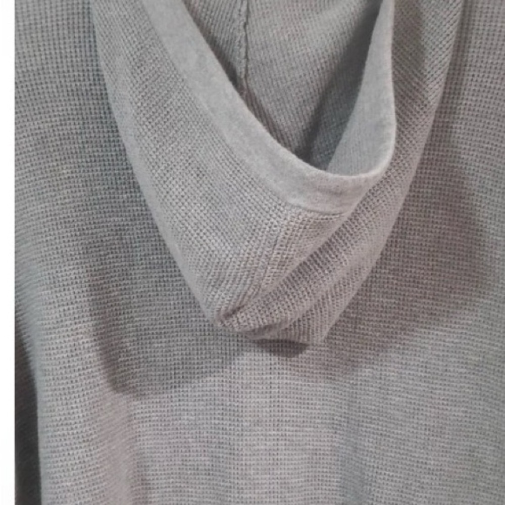 MICHAEL Michael Kors Light Gray Hooded Knit Sweater